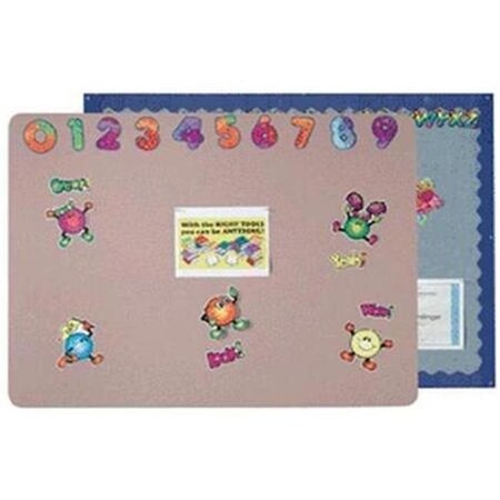 Aarco Aarco Products SV1824890 Oyster Vinyl Wrapped Display Board; 18 x 24 in. SV1824890